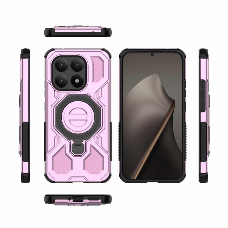 For Xiaomi 15T 5G Global J-20 Solid Color MagSafe Magnetic TPU+PC Phone Case
