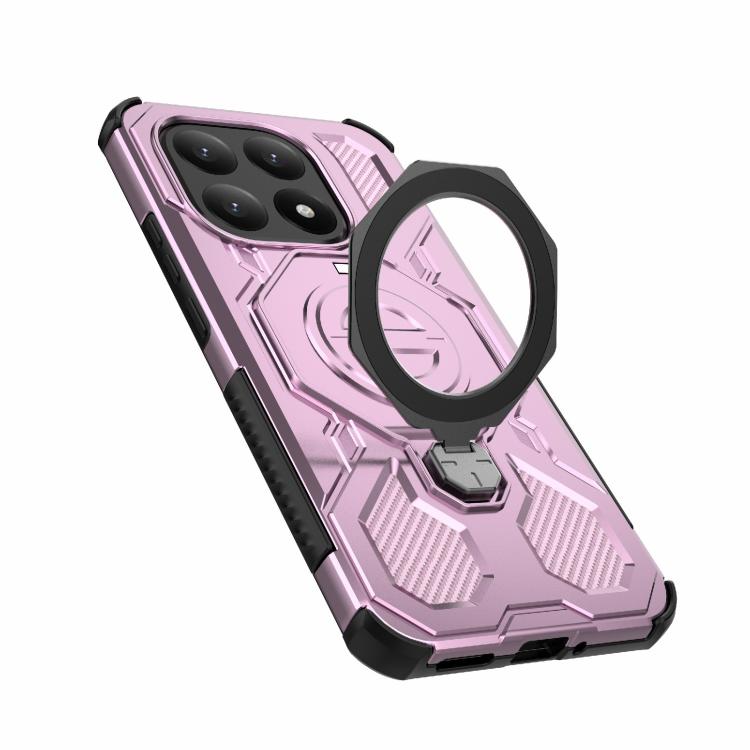 For Xiaomi 15T 5G Global J-20 Solid Color MagSafe Magnetic TPU+PC Phone Case
