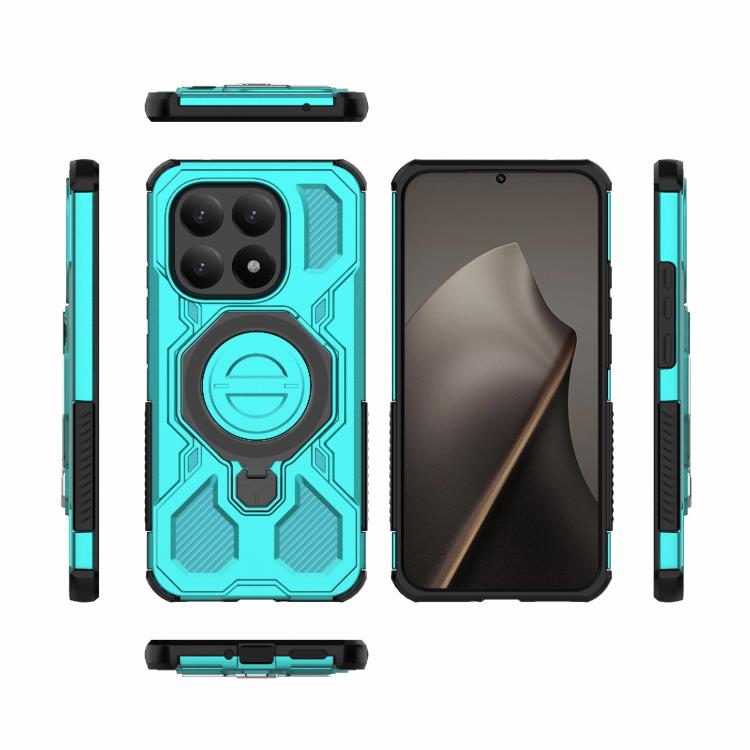 For Xiaomi 15T 5G Global J-20 Solid Color MagSafe Magnetic TPU+PC Phone Case