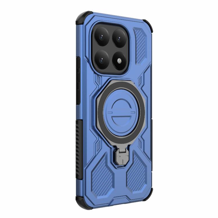 For Xiaomi 15T 5G Global J-20 Solid Color MagSafe Magnetic TPU+PC Phone Case