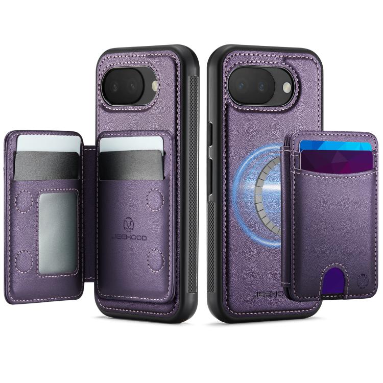 For Google Pixel 10a JEEHOOD J10 Flip Card Bag MagSafe Split RFID Leather Phone Case