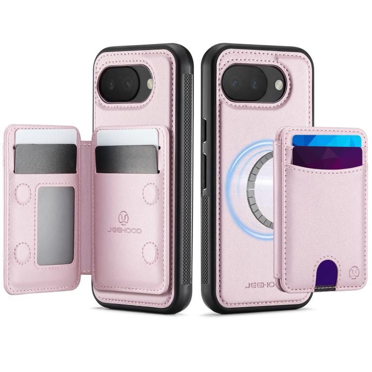 For Google Pixel 10a JEEHOOD J10 Flip Card Bag MagSafe Split RFID Leather Phone Case