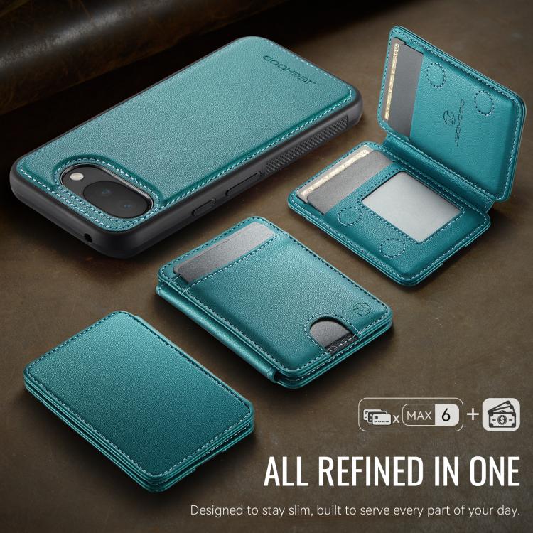 For Google Pixel 10a JEEHOOD J10 Flip Card Bag MagSafe Split RFID Leather Phone Case