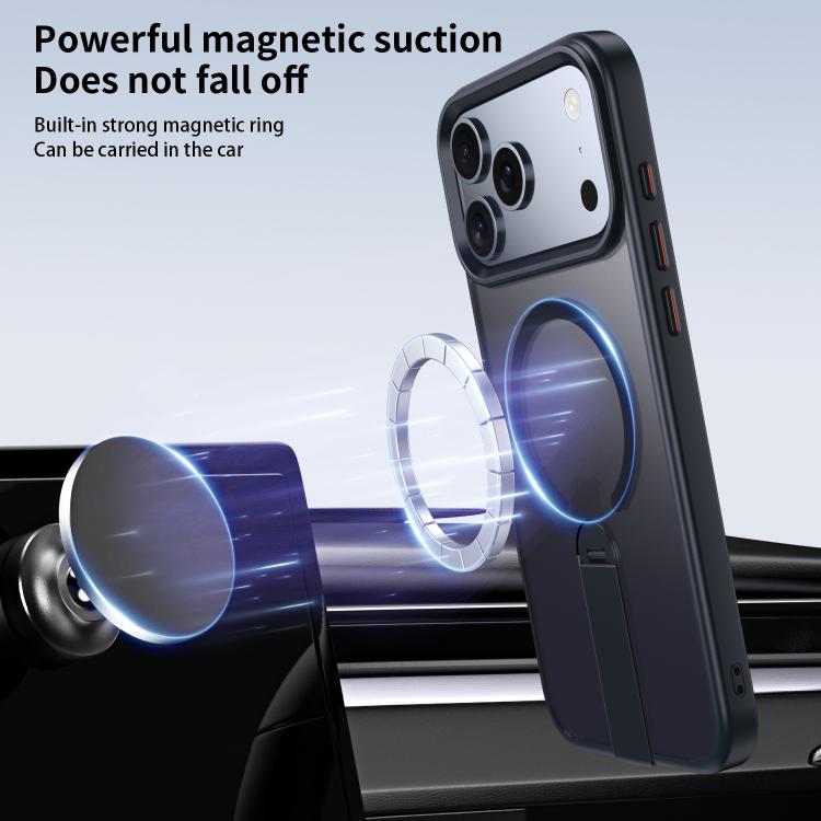 For iPhone 17 Pro Rotating Bar Holder Magnetic MagSafe Phone Case