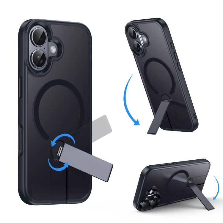 For iPhone 17 Rotating Bar Holder Magnetic MagSafe Phone Case