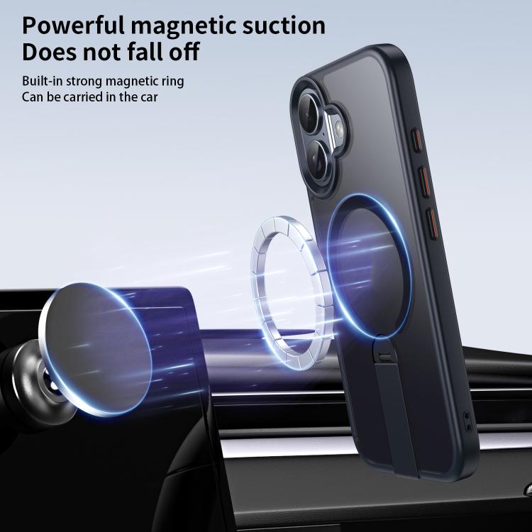 For iPhone 17 Rotating Bar Holder Magnetic MagSafe Phone Case