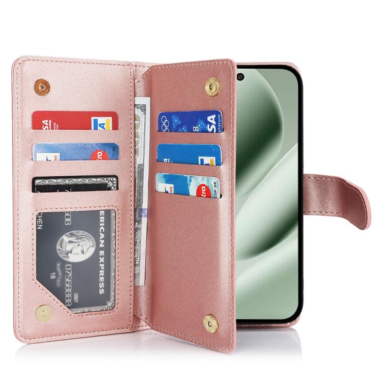 For Google Pixel 9 Pro XL / 10 Pro XL Multi-Card Wallet RFID Leather Phone Case