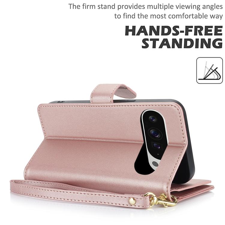 For Google Pixel 9 Pro XL / 10 Pro XL Multi-Card Wallet RFID Leather Phone Case