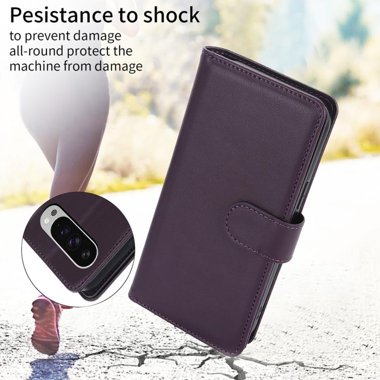 For Google Pixel 9 Pro XL / 10 Pro XL Multi-Card Wallet RFID Leather Phone Case