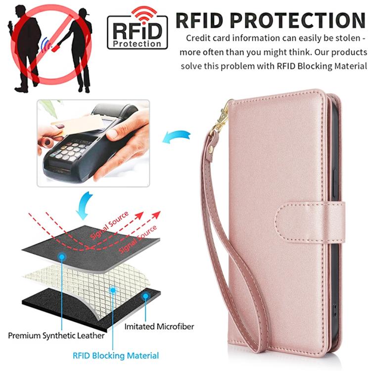 For Google Pixel 10 / 10 Pro / 9 / 9 Pro Multi-Card Wallet RFID Leather Phone Case