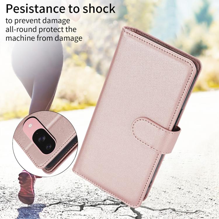 For Google Pixel 10 / 10 Pro / 9 / 9 Pro Multi-Card Wallet RFID Leather Phone Case