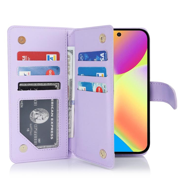 For Google Pixel 10 / 10 Pro / 9 / 9 Pro Multi-Card Wallet RFID Leather Phone Case