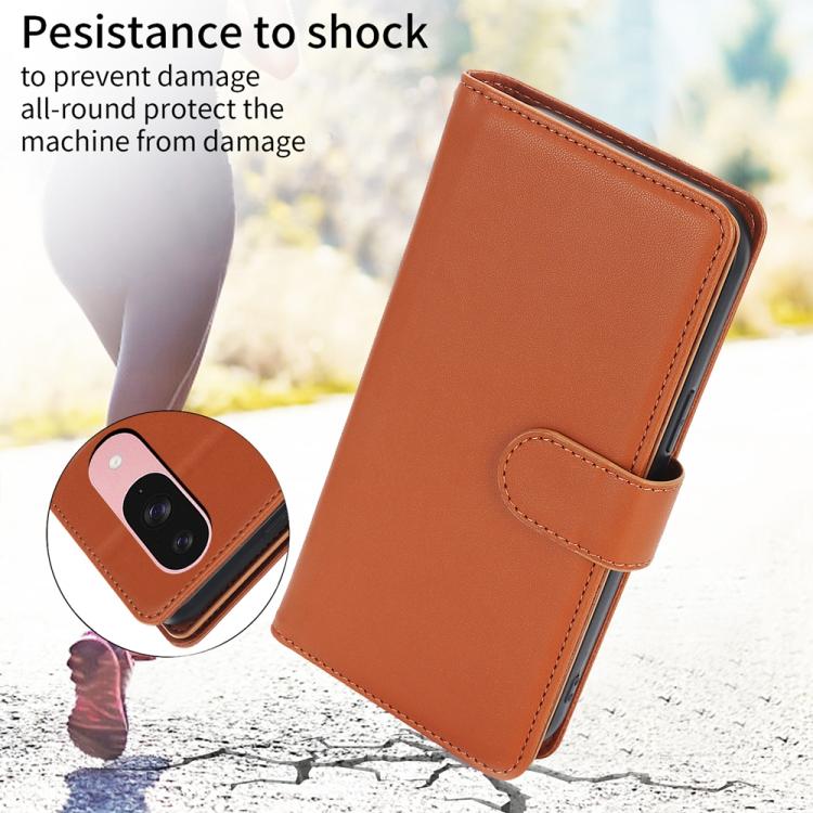 For Google Pixel 10 / 10 Pro / 9 / 9 Pro Multi-Card Wallet RFID Leather Phone Case