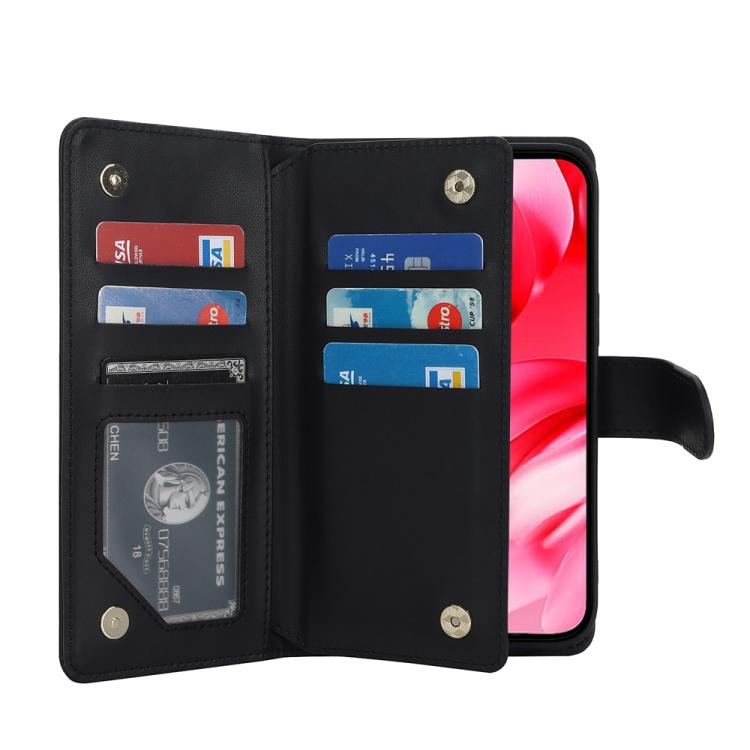 For Google Pixel 9a Multi-Card Wallet RFID Leather Phone Case