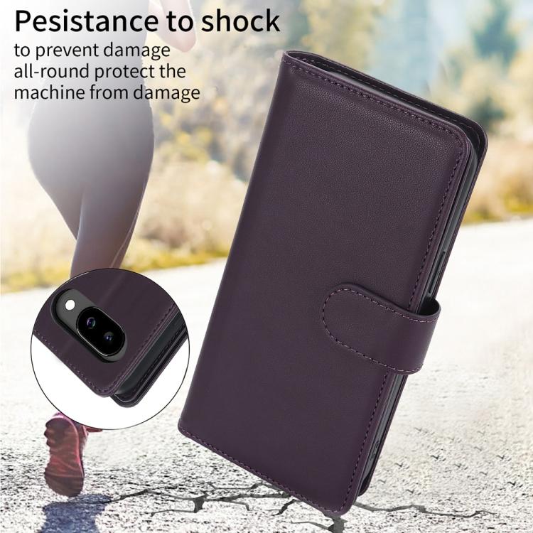 For Google Pixel 9a Multi-Card Wallet RFID Leather Phone Case