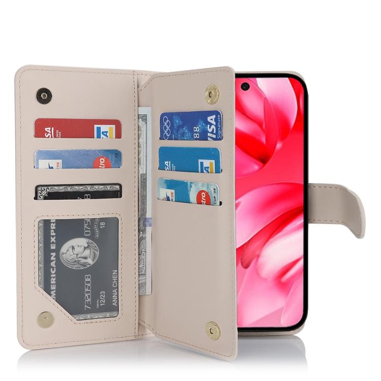 For Google Pixel 9a Multi-Card Wallet RFID Leather Phone Case