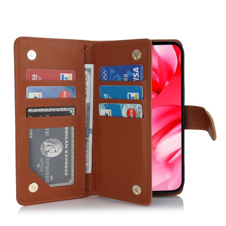 For Google Pixel 9a Multi-Card Wallet RFID Leather Phone Case