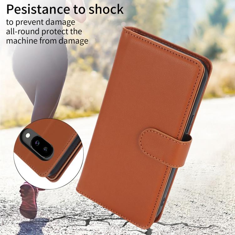 For Google Pixel 9a Multi-Card Wallet RFID Leather Phone Case