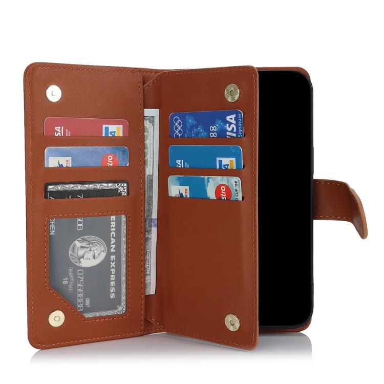 For Google Pixel 8 Pro Multi-Card Wallet RFID Leather Phone Case