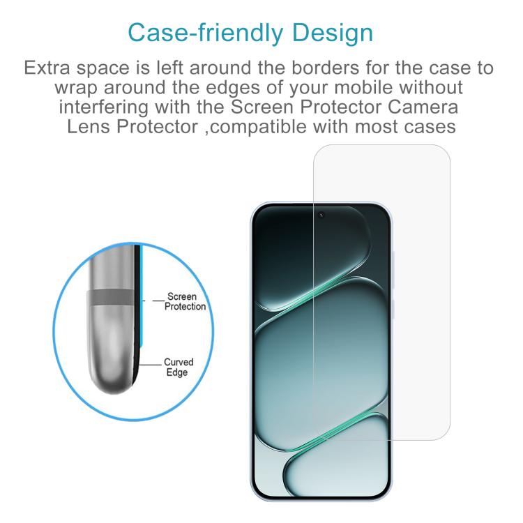 For OnePlus Nord CE6 10pcs 0.18mm High Aluminum Tempered Glass Film, Support Fingerprint Unlocking