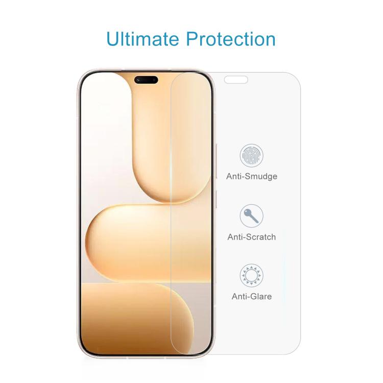 For Honor Play11 Plus 5G 10pcs 0.18mm High Aluminum Tempered Glass Film, Support Fingerprint Unlocking