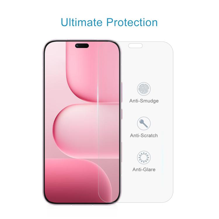 For Honor X80i 5G 50pcs 0.18mm High Aluminum Tempered Glass Film, Support Fingerprint Unlocking