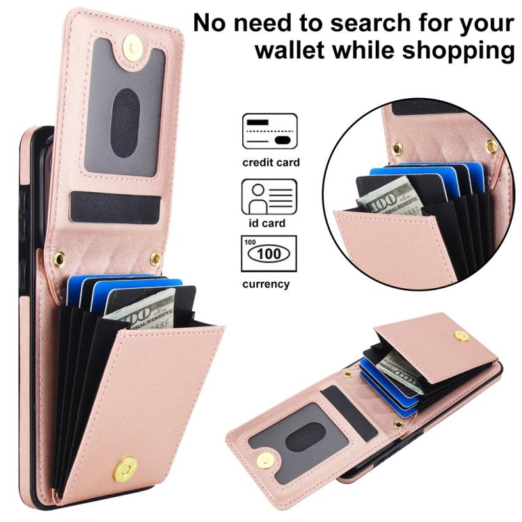 For Samsung Galaxy S25 Edge 5G YM015 Crossbody Rhombic Card Bag RFID Phone Case