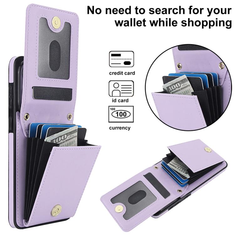 For Samsung Galaxy S25 Edge 5G YM015 Crossbody Rhombic Card Bag RFID Phone Case