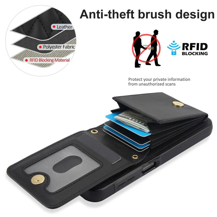 For Samsung Galaxy A16 4G / 5G YM015 Crossbody Rhombic Card Bag RFID Phone Case