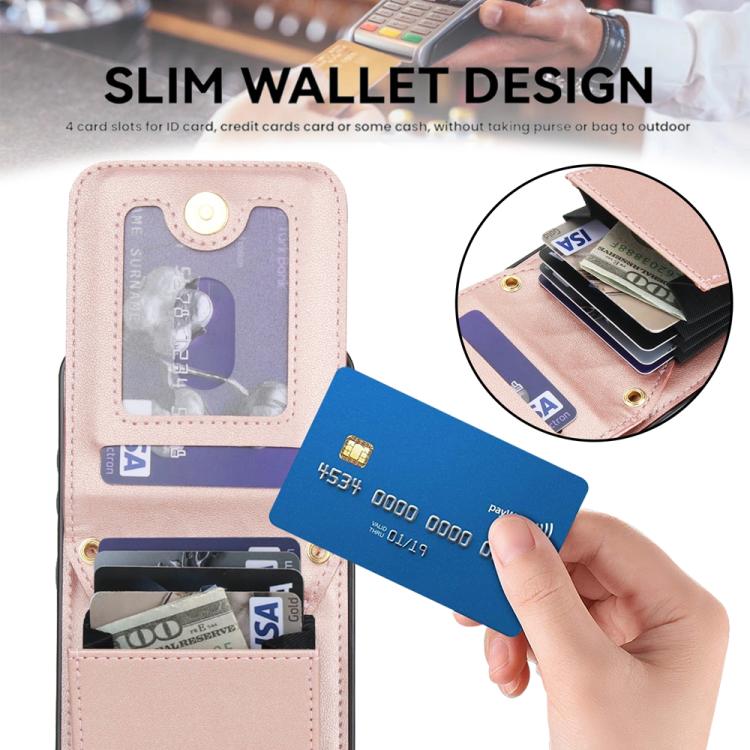 For Samsung Galaxy A56 5G YM015 Crossbody Rhombic Card Bag RFID Phone Case