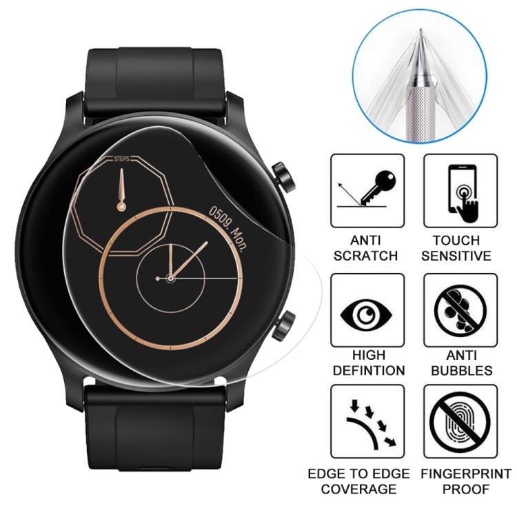 For Xiaomi Haylou LS04 / RS3 5pcs xDfind Soft Hydrogel Film Full Cover Watch Front Protector