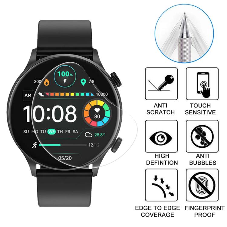 For Xiaomi Haylou LS16 / RT3 5pcs xDfind Soft Hydrogel Film Full Cover Watch Front Protector