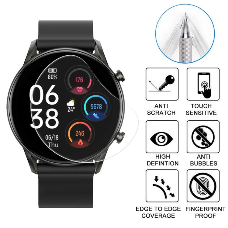 For Xiaomi Haylou RT2 5pcs xDfind Soft Hydrogel Film Full Cover Watch Front Protector