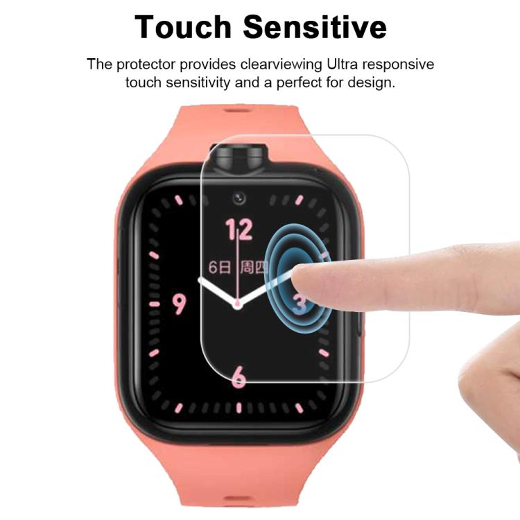 For Mi Mitu Kids Watch Phone 4 / 4 Pro 5pcs xDfind Soft Hydrogel Film Full Cover Watch Front Protector