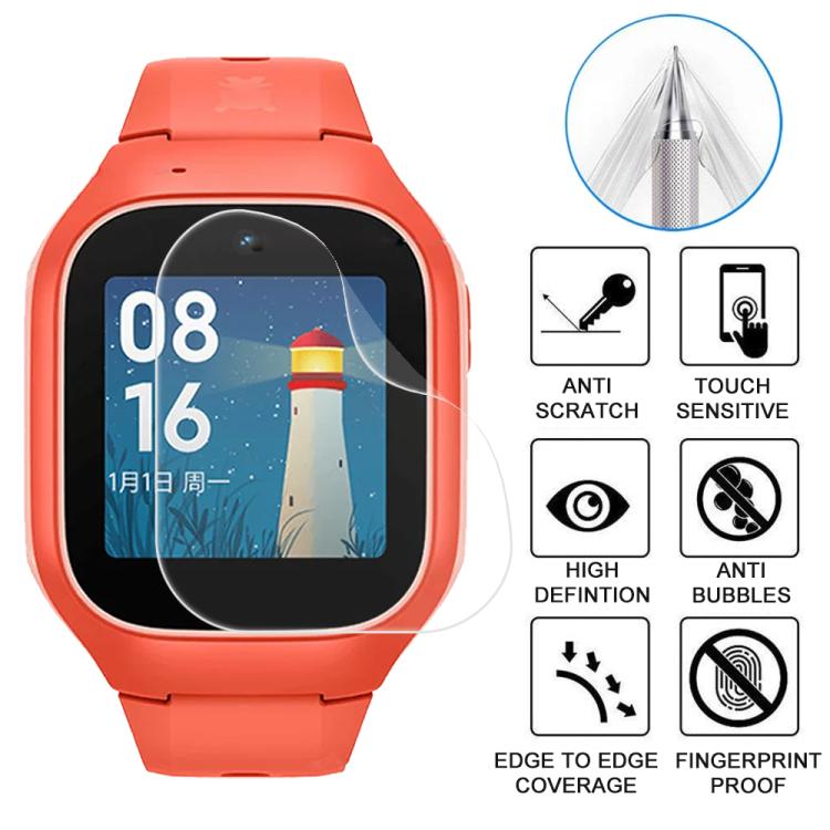 For Mi Mitu Kids Watch Phone 4C / 5C / 6C 5pcs xDfind Soft Hydrogel Film Full Cover Watch Front Protector