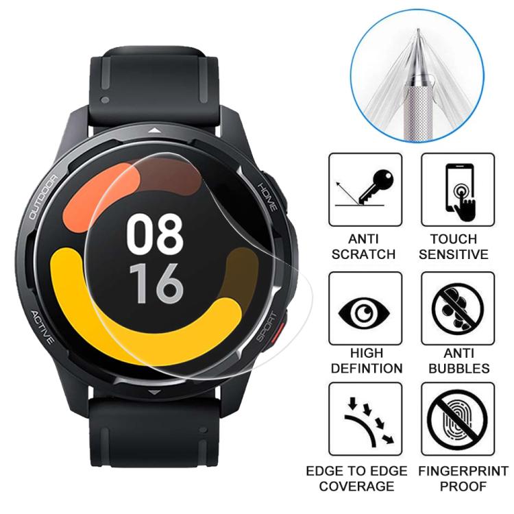 For Xiaomi Watch Color 2 5pcs xDfind Soft Hydrogel Film Full Cover Watch Front Protector