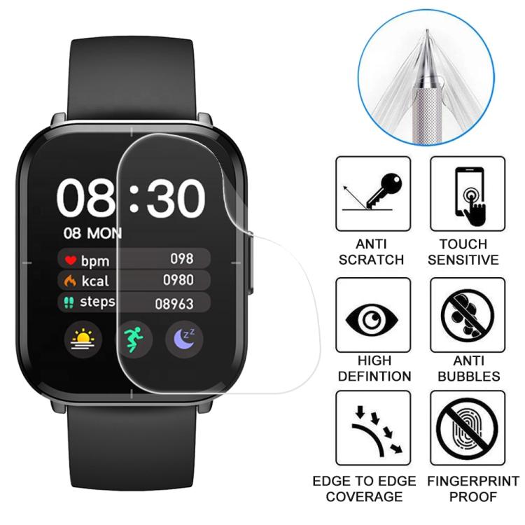 For Xiaomi Mibro Color 5pcs xDfind Soft Hydrogel Film Full Cover Watch Front Protector