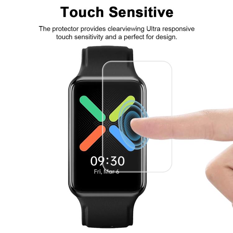 For OPPO Watch Free 5pcs xDfind Soft Hydrogel Film Full Cover Watch Front Protector
