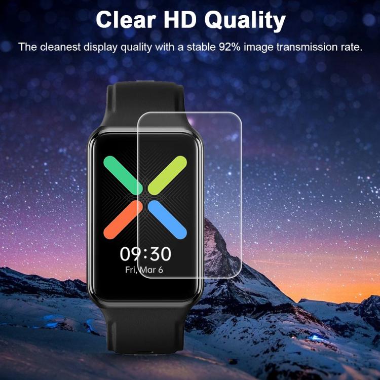 For OPPO Watch Free 5pcs xDfind Soft Hydrogel Film Full Cover Watch Front Protector