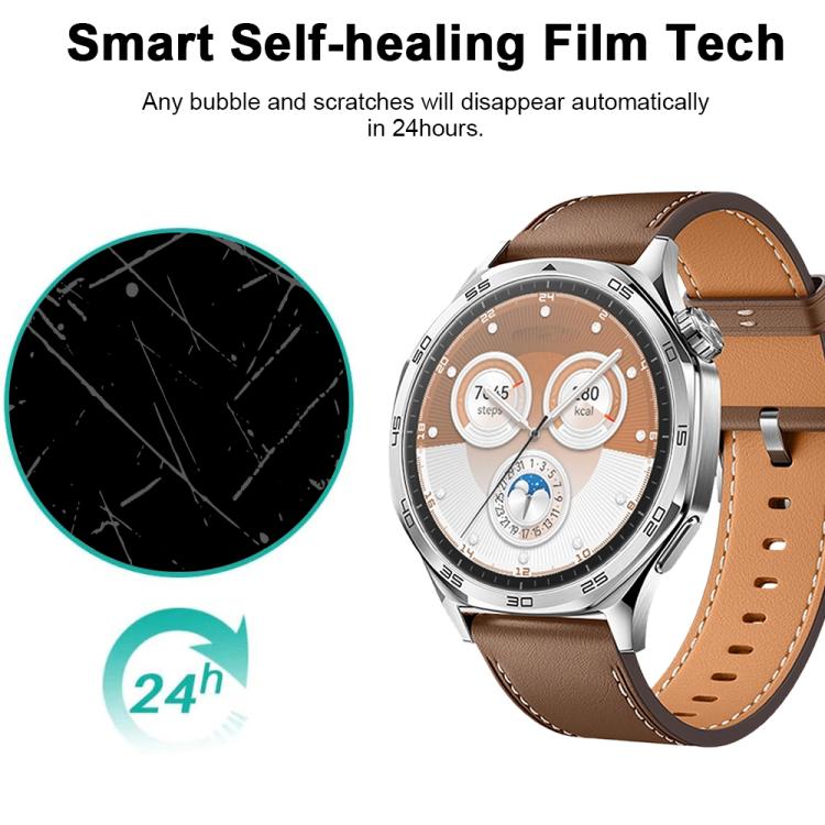 For Huawei Watch GT 5 46mm 5pcs xDfind Soft Hydrogel Film Full Cover Watch Front Protector