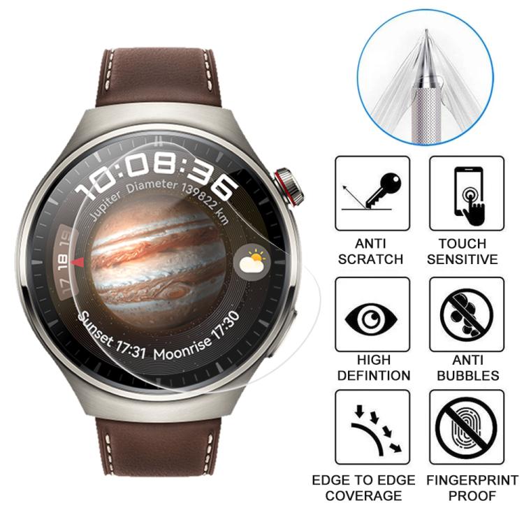 For Huawei Watch 4 5pcs xDfind Soft Hydrogel Film Full Cover Watch Front Protector
