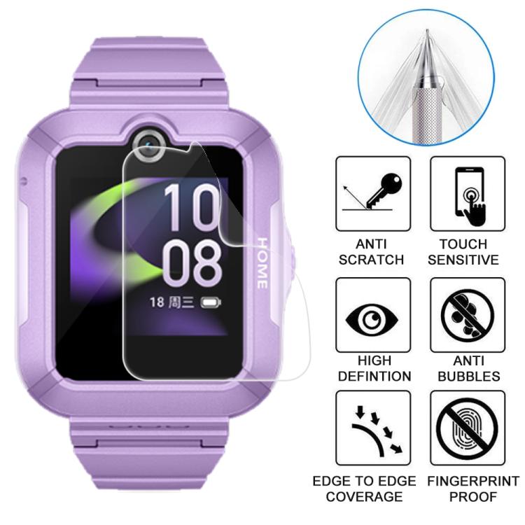For Huawei Kids Watch 5 5pcs xDfind Soft Hydrogel Film Full Cover Watch Front Protector