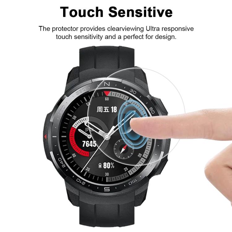 For Honor Watch GS Pro 5pcs xDfind Soft Hydrogel Film Full Cover Watch Front Protector