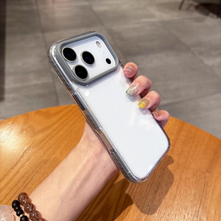 For iPhone 17 Pro Dual-Color PC Hybrid TPU Phone Case