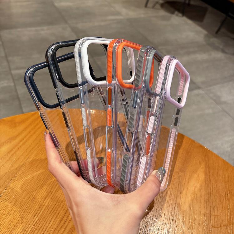 For iPhone 17 Pro Dual-Color PC Hybrid TPU Phone Case