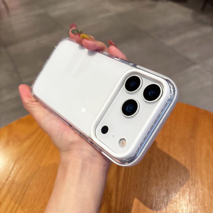 For iPhone 17 Pro Dual-Color PC Hybrid TPU Phone Case
