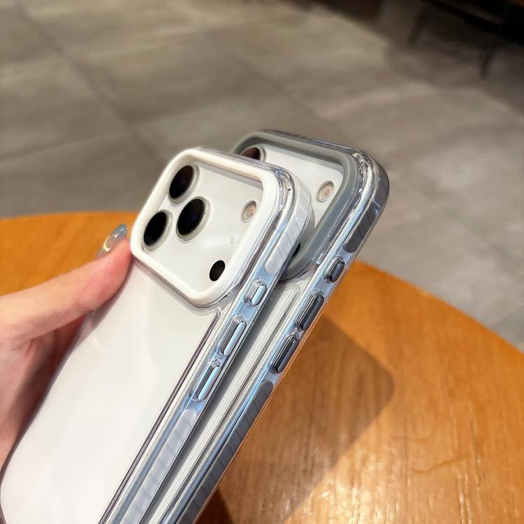 For iPhone 17 Pro Max Dual-Color PC Hybrid TPU Phone Case