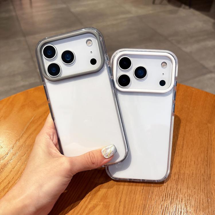 For iPhone 17 Pro Dual-Color PC Hybrid TPU Phone Case