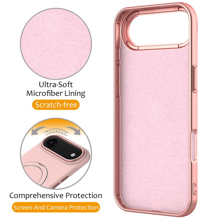 For iPhone Air Gen1.5 Pivot Ring Holder TPU Hybrid PC Phone Case