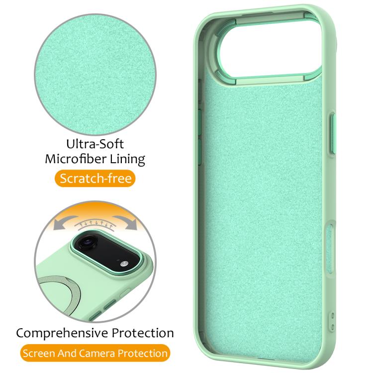 For iPhone Air Gen1.5 Pivot Ring Holder TPU Hybrid PC Phone Case